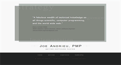Desktop Screenshot of joeandrieu.com